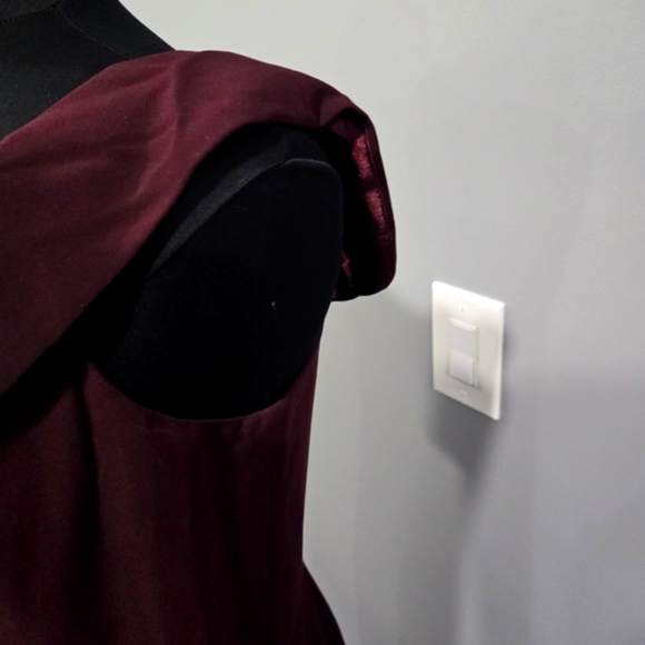 🐢 City Chic Dress Rippled Love Ox Blood Size S/16 NWT - Picture 5 of 11